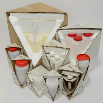 Combination packaging with intermediate packaging